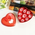 Valentine Gift 9 PCS Soap Flowers Heart Shaped Box Bath Rose Petals ...