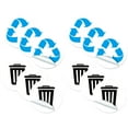 thumbnail image 1 of Shisuyan Autocollant de Recyclage des Déchets PVC 12 Pcs 5x5in, 1 of 8