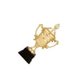 thumbnail image 1 of pitrice Trophée d'Or Cérémonie de Récompense Soccer Match Trophée Ligue 24cm, 1 of 6