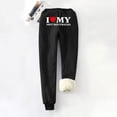 thumbnail image 5 of Simua Pantalons de Jogging en Molleton pour Femmes Bas Resserré Hiver avec Cordon de Serrage Taille Haute avec Poches, 5 of 5