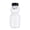 Black Without Straw, variant on Ruanlalo 230ml Plastic Bear Bottle Cup with Flip Top Lid Mini Bear Shape Jar Empty Coffee Beer Drink Container for Juice Candy Milk Storing Dispensing