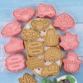 thumbnail image 2 of Gieenan 8 PCS Cookie Cutter Set Plastic Material Cutter Thanksgiving Series Biscuit Mold, 2 of 9