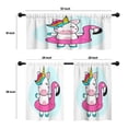 thumbnail image 4 of LALILO Kitchen Curtains and Valances Set of 3 36" Cute Window Treatment Tiers for Window Decor, 4 of 5