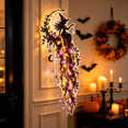 thumbnail image 7 of Elegant Halloween Cascade Wall Light, Witch Midnight Decor with Witch Silhouette Crescent Moon and Cascading Crystals, Gothic Wall Hanging for Halloween Home, 7 of 7