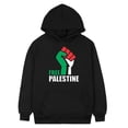 thumbnail image 2 of Sudadera Con Capucha Top Free Palestina Hombres Mujeres Color Sólido Tallas Grandes Traje, 2 of 9