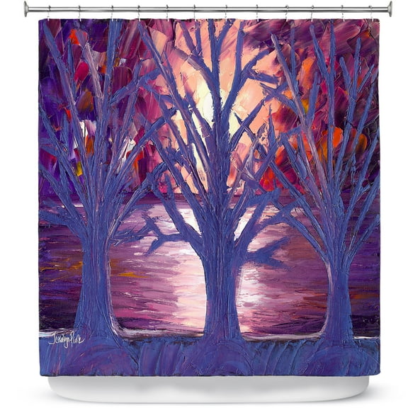 Shower Curtains 70" x 84" from DiaNoche Designs by Jessilyn Park - Moonlight Whispers