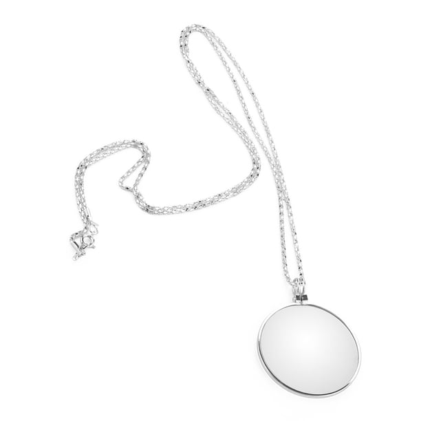 5x Magnificador de Collar de Lupa de Lupa Con Lente de Vidrio áctico para Joyas Inspeccio de Lectura Pasatiempos