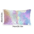 thumbnail image 3 of 29.13x18.9in Winter Short Pillowcase, Soft Polyester Christmas Pillow Cover, Multicolor Decorative Cushion Cover for Student Dormitory Home Bedroom Sofa, Wrinkle-Resistant Holiday Bedding, 3 of 6