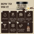 thumbnail image 5 of Striking Viking Shaving Cream for Men – Vanilla Scent, Moisturizing, Sensitive Skin, 5.3 oz, 5 of 10
