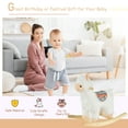 thumbnail image 4 of Qaba Kids Ride-On Rocking Horse Toy Llama Style Rocker Soft Plush Fabric for Children 3+ Years, 4 of 10