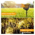thumbnail image 3 of Solar Lights, 4 Pack 22/32M Solar Led Fairy Light Outdoor Festoon Led Waterproof Garland String Lights Christmas Party Garden Solar Lamp Decor
--------
Super Bright & Energy Efficient, 3 of 7