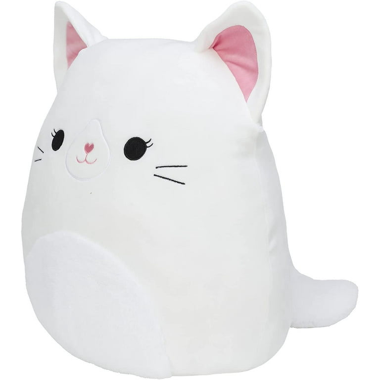 Squishmallows Large 16 inch Kelsey the Cute White Cat Plush