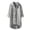 A-Grey541, variant on XIAOCHA Roomy Turn-Down-Collar Shirt for Women Three-Quarter Sleeve Urban Daily High-Low Hem Tunic Dress