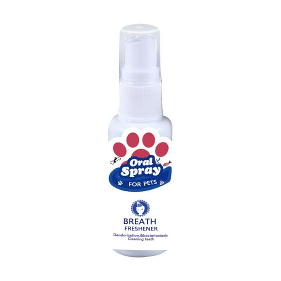 Dog Oral Care Solution - 30ml Anti-Bacterial Mouth Freshener for Dogs, Prevents Dental Caries, Reduces Plaque & Tartar, Non-Irritating Formula for Fresh Breath & Oral Hygiene, Pet Dental Cleaning