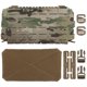 thumbnail image 1 of Molle Panel Frontal Pouch Placa Flat Flap La Revista Triple Bolle Con Almohadilla Transpirable para Plataforma Cofre Portador Placas, 1 of 9
