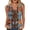 Light Blue, variant on Staron Women's Spring Summer Tops Sleeveless V Neck Casual Striped Print Blouse Fashion Vacation Party Tank Top, Light Blue XL