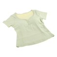 thumbnail image 2 of Camiseta de yoga para mujer, ropa deportiva de moda, camisetas deportivas cómodas para entrenamiento en el gimnasio M, 2 of 9