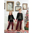 thumbnail image 6 of Sunisery Merry Christmas Family Matching Pajamas Sets Plaid Deer Print Holiday Xmas Pjs Sleepwear For Family Adults Kids, 6 of 7