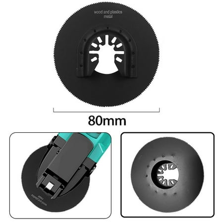 

80mm Universal Oscillating Multi Tool Circular Saw Blade for Metal Wood Cutting