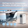 thumbnail image 2 of Aire Acondicionado Portátil 1 Ton Frío 115 V Blanco Midea Midea Filtro carbón activado, 2 of 3