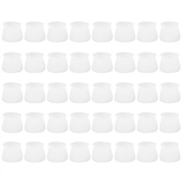 40 piezas de fundas protectoras de silicona para muebles, protectores de suelo para patas de mesa, fundas para patas de muebles