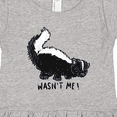 thumbnail image 4 of Inktastic Animals Cute Skunk Wasn't Me Girls Toddler Dress, 4 of 5