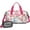 Pioneer Flower Floral-2, variant on Women Men Gym Bag,Pioneer Flower Floral Print Pattern Small Duffle Bag Spend the Night Bags for Women with Shoes Compartment Washbag,Detachable Shoulder Strap,19.7x8.3x11 Inches