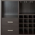 thumbnail image 4 of HomeRoots Home Decor 374285 47 x 16 x 33 in. Wood Server, Espresso, 4 of 5