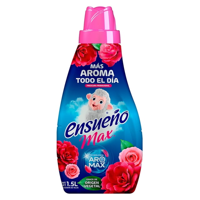 Suavizante de telas Ensueño Max frescura primaveral 1.5 l