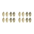 thumbnail image 1 of Maytalsory 8pieces Plastic Pine Tree Hanging Conveniently Designed Decorations For Easy Gold 2Set, 1 of 6