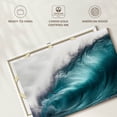thumbnail image 6 of Elephant Stock Big Blue Ocean Wave Wall Art - Horizontal Canvas Wall Art - Lobby Wall Decor - Beach Canvas - Teal And Blue Decor - 51" x 34", 6 of 8