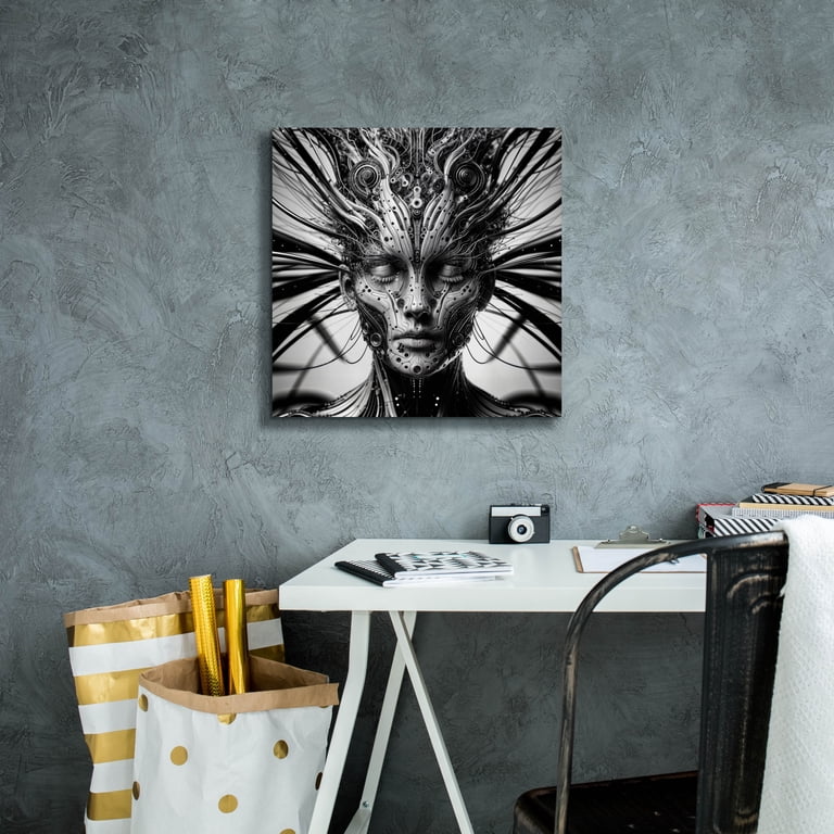 Epic Graffiti 'Techno Face 6' by KIR.DART Canvas Wall Art, 18