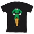 thumbnail image 6 of Elf Movie Youth Boys Graphic Tee Boys Buddy the Elf Shirt-Medium, 6 of 7