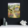 thumbnail image 4 of Nawypu Countryside Spring Landscape with Cottages Modern Watercolour Painting Large XL Wall Art Canvas Print 16x20 inch, 4 of 4