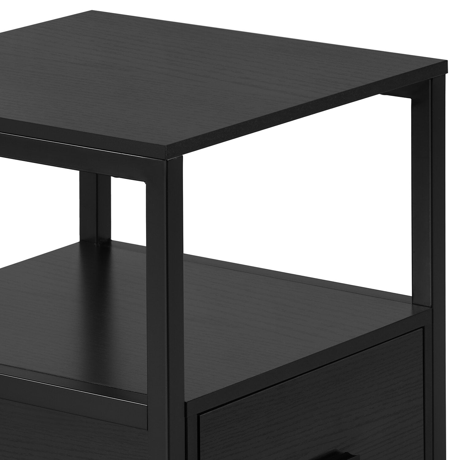 Ludie block end table with storage discount