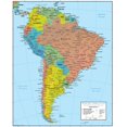 thumbnail image 1 of Swiftmaps South America Wall Map GeoPolitical Edition (18x22 Laminated), 1 of 5