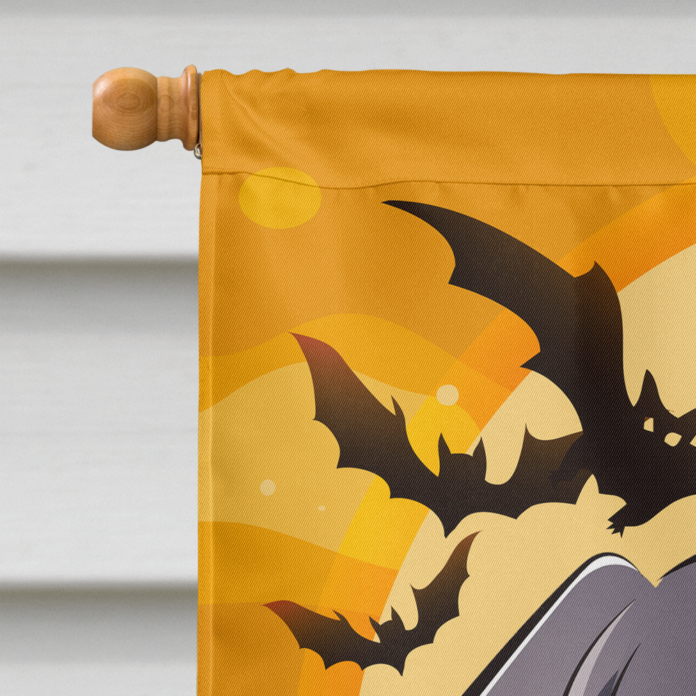 Halloween Weimaraner Flag Canvas House Size