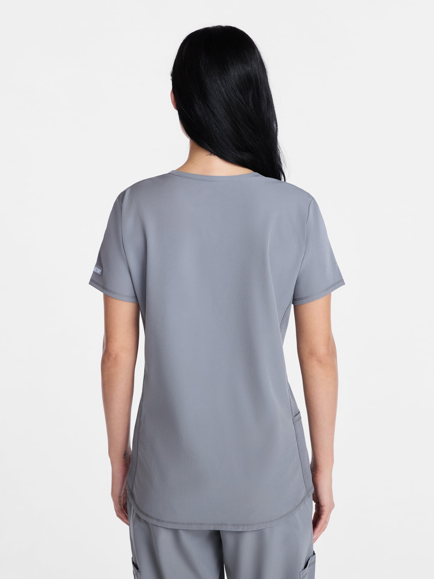 Grey's Anatomy Women's Scrub Top with Short Sleeves, Sizes S-3XL