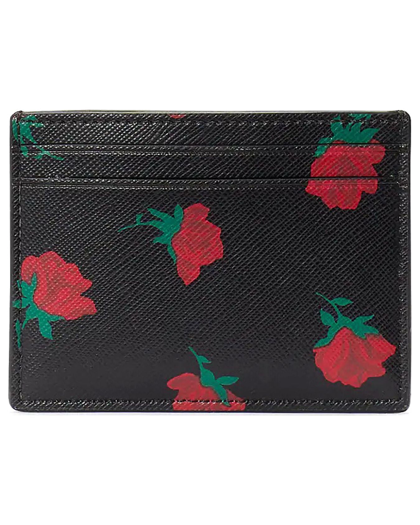 Kate Spade Madison Small Slim Card Holder Berry Cream Leather Wallet KI368