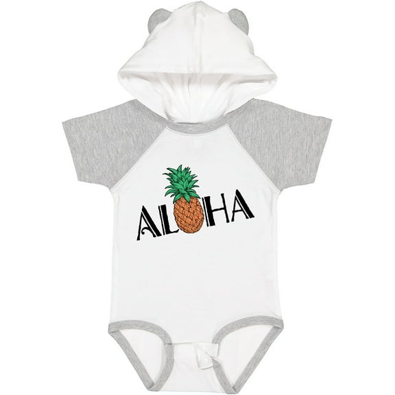 Inktastic Aloha- with Pineapple Boys or Girls Baby Bodysuit