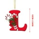 thumbnail image 3 of Xihbxyly Adornos de Letras para Árbol de Navidad, Colgante con 26 Letras Del Alfabeto, Decoración Personalizada Diy, Material Acrílico, Resistente y Ligero, Multiusos, Ideal para El Hogar y La Oficin, 3 of 3