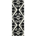 thumbnail image 5 of SAFAVIEH Wyndham Dzvonko Southwestern Wool Area Rug, Black/Ivory, 8' x 10', 5 of 10