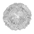 thumbnail image 1 of Reef Textured Plastic Charger Plates, 12-1/2-Inch, Silver, 1-Count, 1 of 1