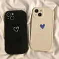 thumbnail image 2 of Funda de teléfono con corazón de dibujos animados, carcasa trasera de silicona suave para iPhone 15, 11, 12, 13, 14 Pro Max, 15 Plus, X, XR, XS Max, 7, 8 Plus, Se, 2 of 5