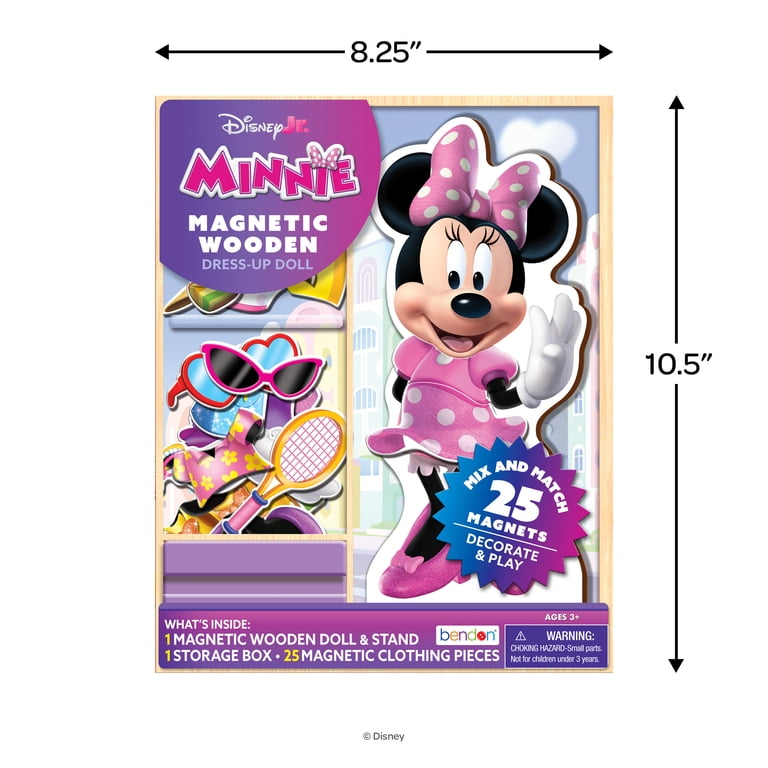 slim fit dress slacks Disney Minnie & Daisy Deluxe Wooden Magnetic Dress-Up main image 1