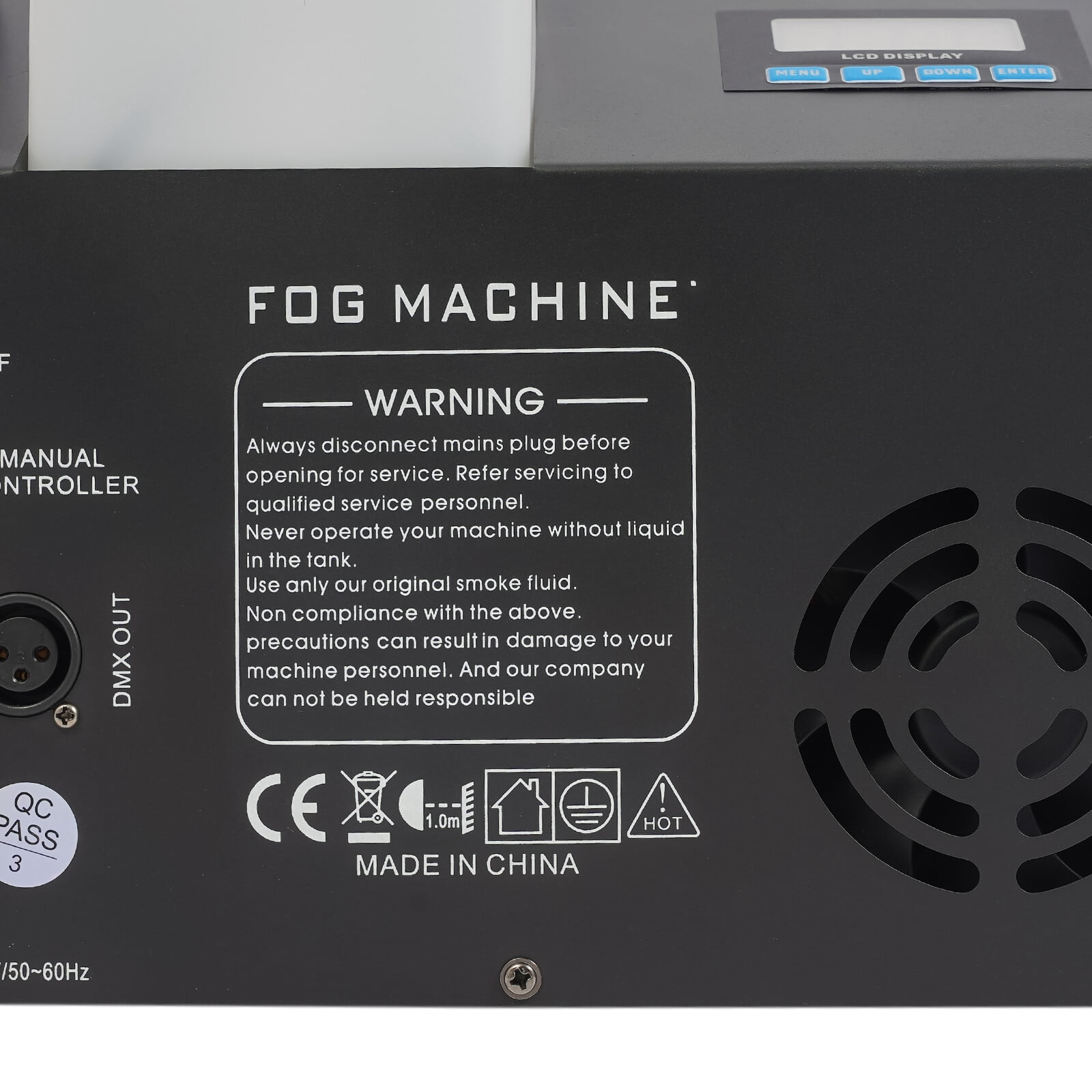 Low-Lying Fog Machine DMX Smoke Stage Effect Wedding Bar Stage Fogger 1200W