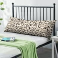 thumbnail image 2 of Leopard Print Body Pillow Cover – Soft & Breathable, Hidden Zipper, 20"x54", Fashion Animal Print – Cheetah & Tropical Spots, Perfect Gift for Side Sleepers, Pregnancy, Modern Home Decor, 2 of 7
