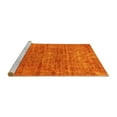 thumbnail image 2 of Ahgly Company Machine Washable Indoor Square Abstract Yellow Modern Area Rugs, 8' Square, 2 of 4