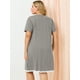 thumbnail image 5 of RoDe Dormir Camisón De Lunares ManCorDe Noche TalGrande PaMujer Gris XL, 5 of 6