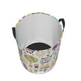 thumbnail image 3 of Fotbe Laundry Hamper With Durable Leather Laundry Basket Spring Flowers Birds Thickened Waterproof Round Collapsible Laundry Hamper, Dirty Clothes Laundry Basket, 3 of 8